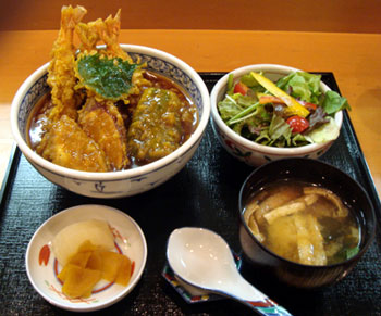 081009_味吉野「カレー風味の天丼」