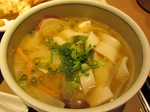 121012_ごはん処やよい軒「とり天とだんご汁の定食」