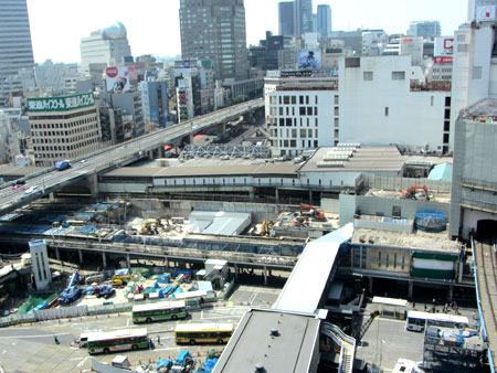 140408_ヒカリエから・旧東急渋谷駅