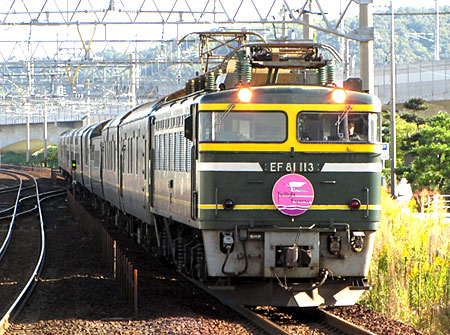 141016_トワイライトエクスプレス・東金沢駅